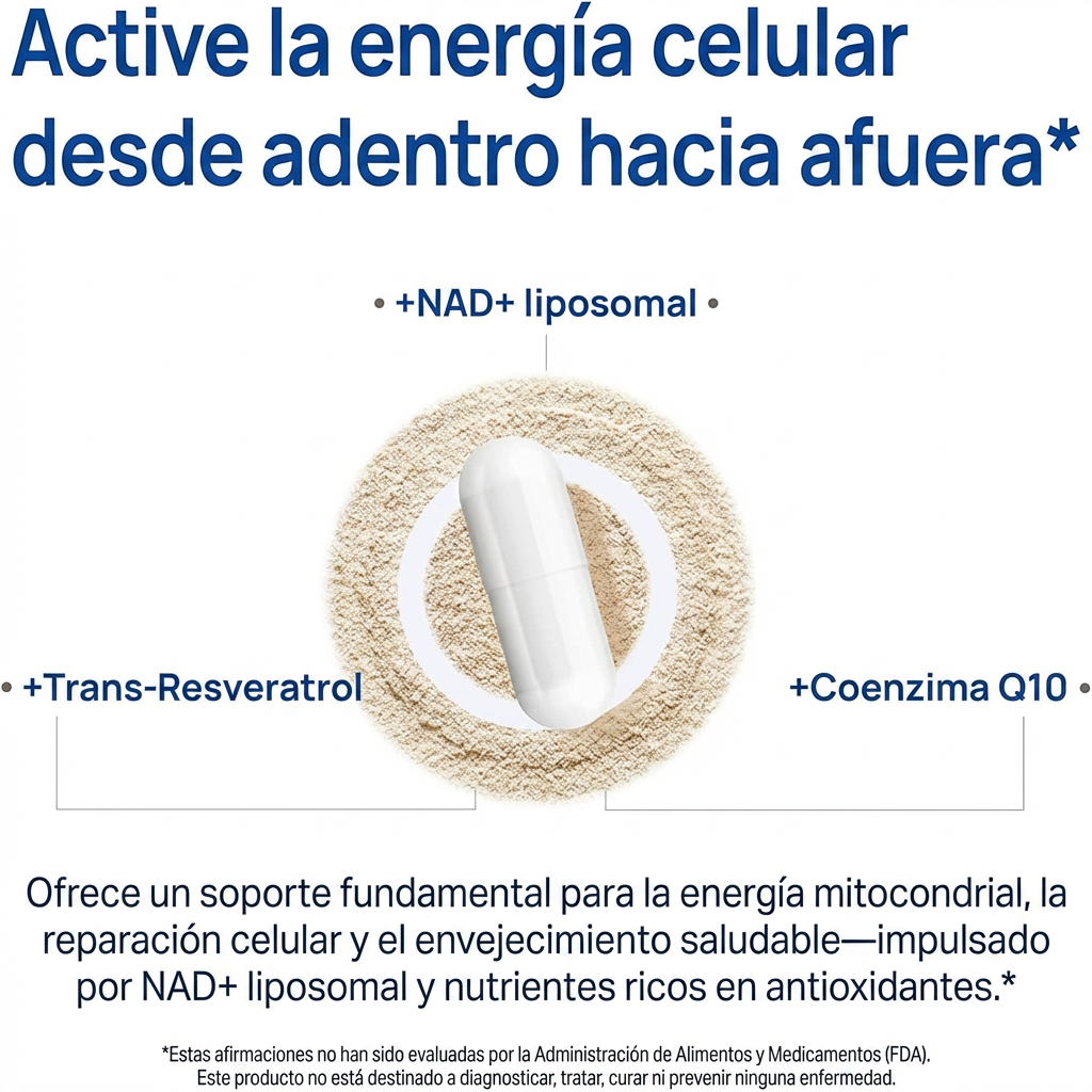 PROMOCIÓN 3x1 – NAD+ para Hombres | Más Energía, Resistencia y Salud Masculina