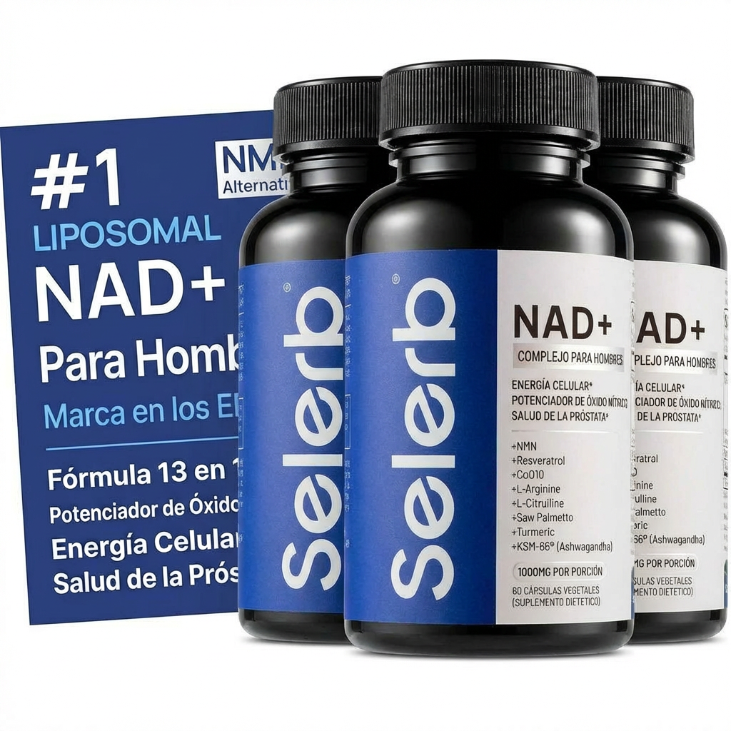 PROMOCIÓN 3x1 – NAD+ para Hombres | Más Energía, Resistencia y Salud Masculina