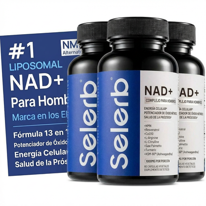 PROMOCIÓN 3x1 – NAD+ para Hombres | Más Energía, Resistencia y Salud Masculina